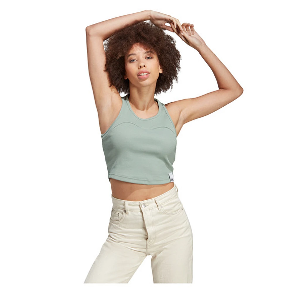 Lounge Rib - Women's Cropped Tank Top