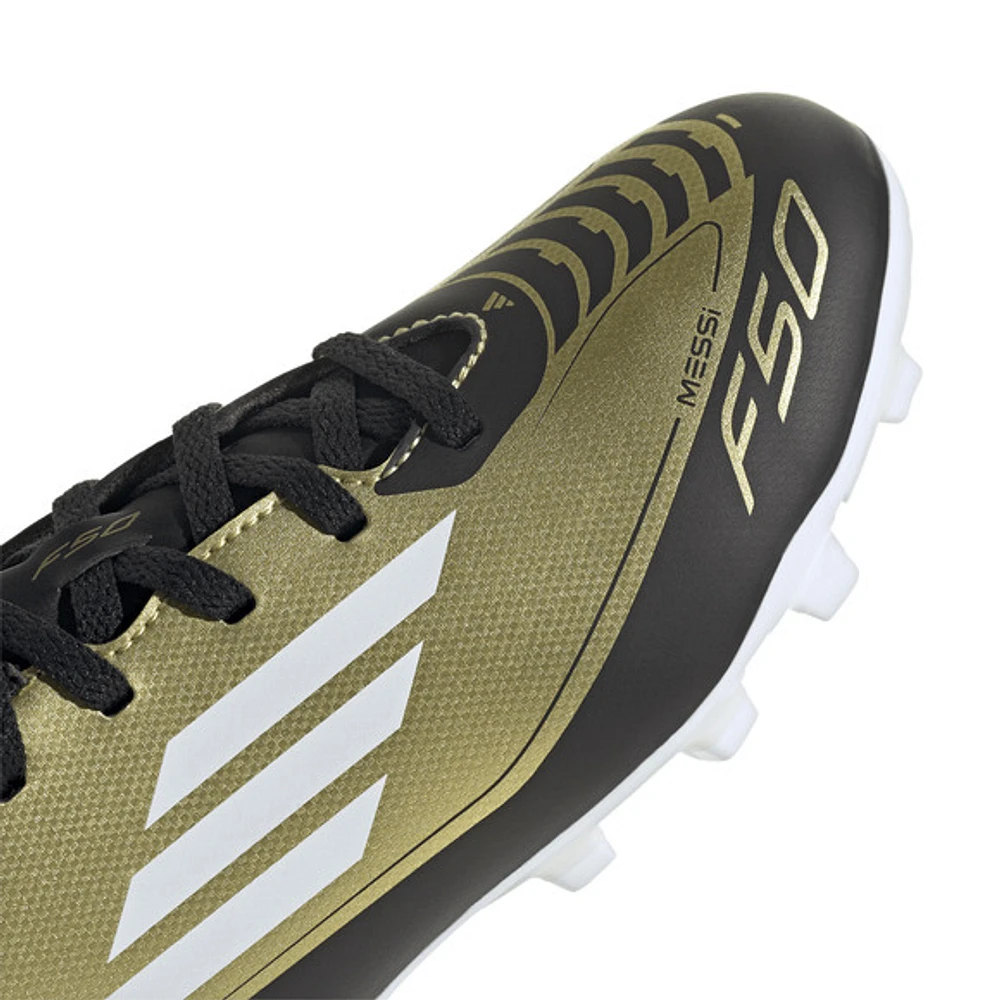 F50 Club FXG Messi - Chaussures de soccer extérieur pour junior