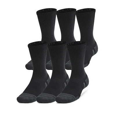 Perf Tech (Pack of 6 pairs) - Adult Crew Socks