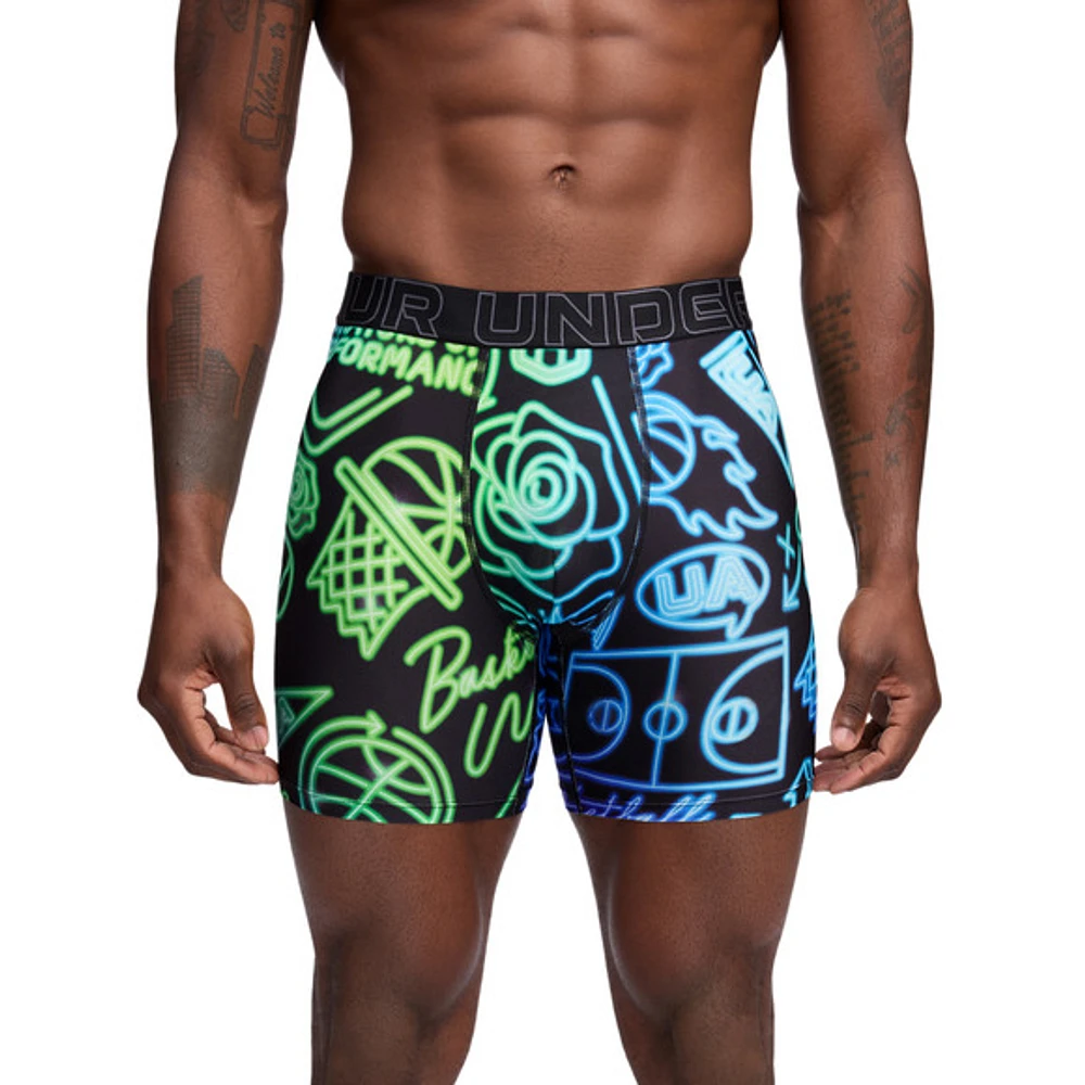 Performance Tech Mesh Graphic - Men's Fitted Boxer Shorts