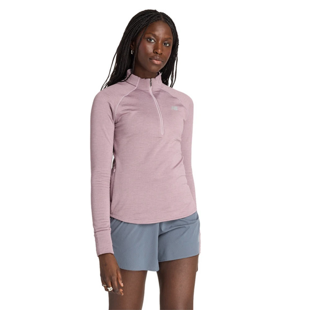 Athletics Heat Grid - Women's Half-Zip Sweater