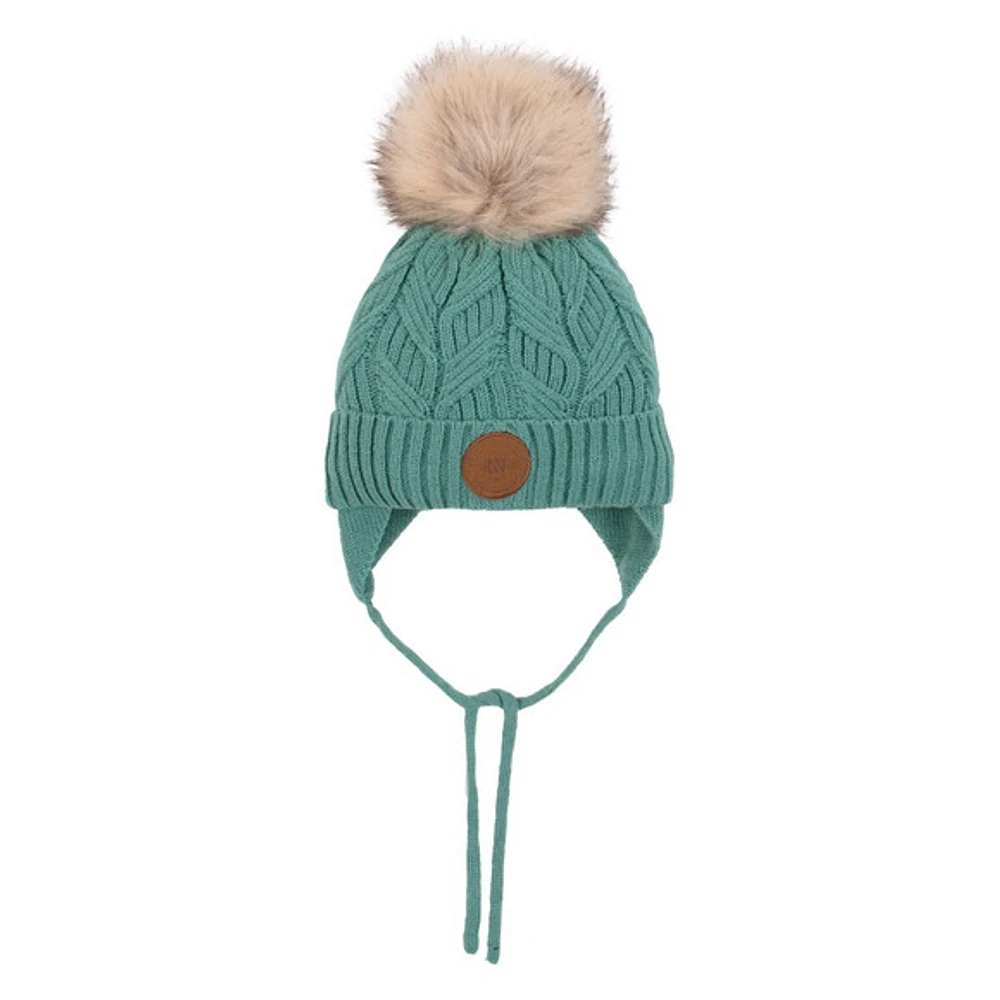 Lea - Tuque péruvienne avec pompon pour fillette