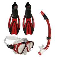 Cozumel Medium - Adult Mask, Snorkel and Fins