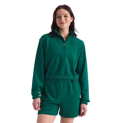 Better Terry 1/2 Zip - Chandail à fermeture éclair au col pour femme