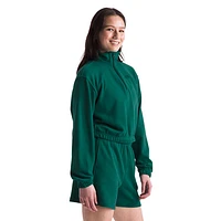 Better Terry 1/2 Zip - Chandail à fermeture éclair au col pour femme