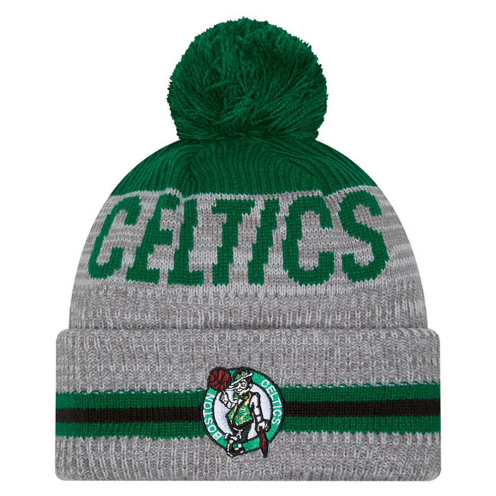 NBA 2024 Knit Runner - Tuque à revers avec pompon pour adulte