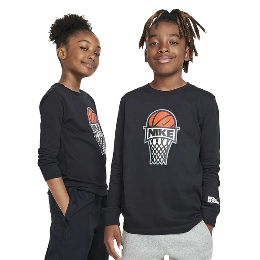 Sportswear - Junior Basketball Long-Sleeved Shirt