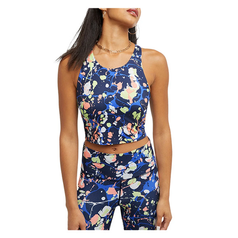 Soft Touch Print - Camisole écourtée pour femme