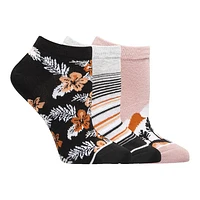 Tropical Nighttime (Pack of 3 pairs) - Women's Ankle Socks