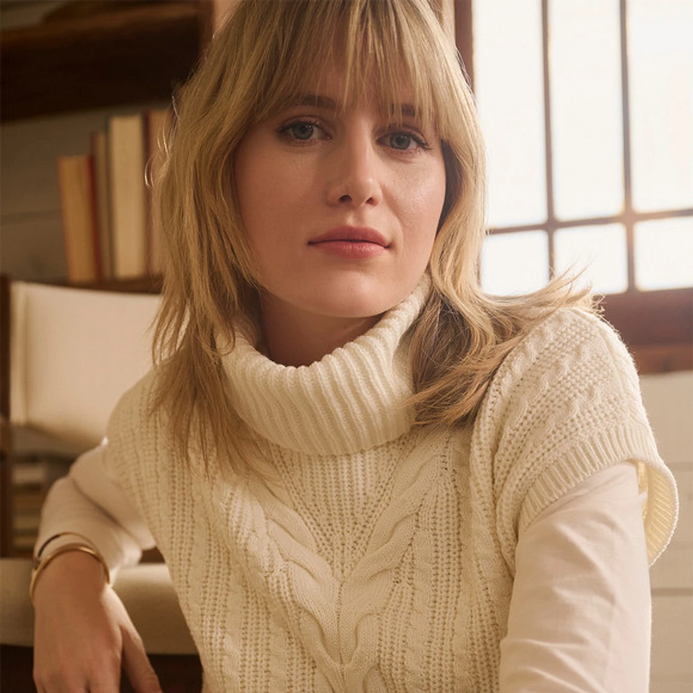 Cable Knit - Veste en tricot pour femme