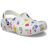 Classic Doodle Print - Junior Casual Clogs