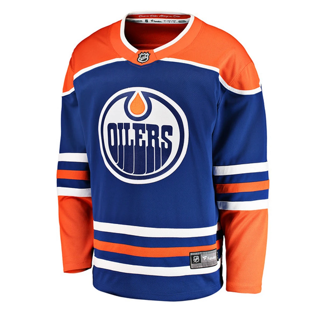 Breakaway Oilers d'Edmonton - Chandail de hockey réplique pour homme