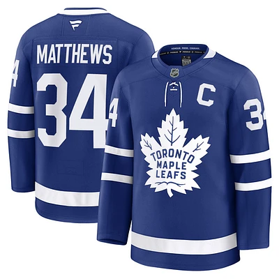 Premium Maple Leafs Matthews - Chandail de hockey réplique pour adulte