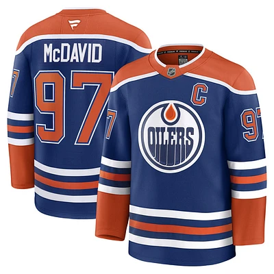 Premium Oilers McDavid - Chandail de hockey réplique pour adulte