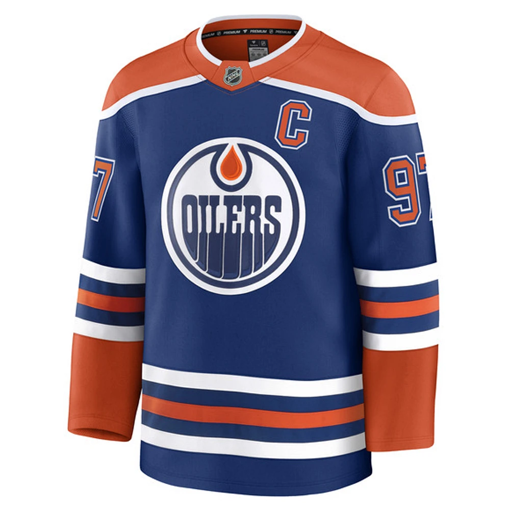 Premium Oilers McDavid - Chandail de hockey réplique pour adulte