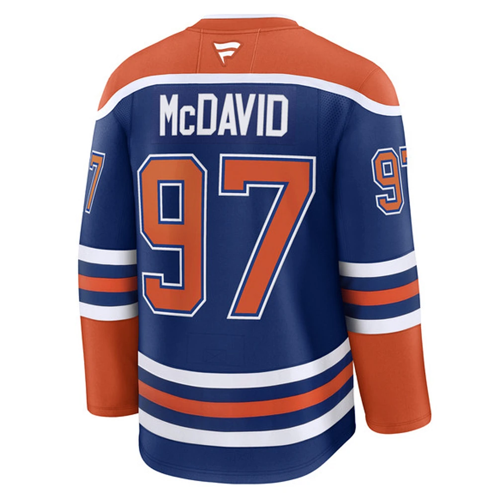 Premium Oilers McDavid - Chandail de hockey réplique pour adulte