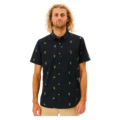 Hula Breach - Men's Short-Sleeved Shirt