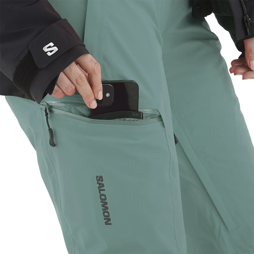 Brilliant - Women's Insulated Winter Sports Pants with Suspenders