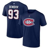 Authentic Stacked #93 Ivan Demidov - T-shirt de la LNH pour adulte