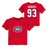 Ivan Demidov Montreal Canadiens - Toddlers' NHL T-Shirt