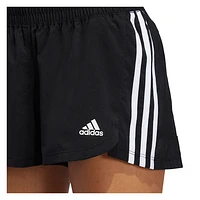 Pacer 3 Stripes Woven - Short d'entraînement pour femme