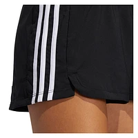 Pacer 3 Stripes Woven - Short d'entraînement pour femme