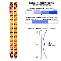Omen 85 - Skis alpins Freestyle pour adulte