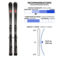 Deacon Elite/vMotion 2 - Skis alpins tout-terrain pour adulte