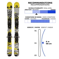 Mini Revolt/vMotion - Skis alpins Freestyle pour junior