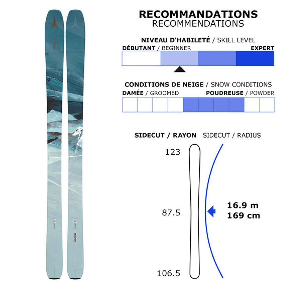 Maven 86 C - Women's Powder and Alpine Touring Skis