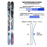 Bent 90 - Adult Powder and Alpine Touring Skis