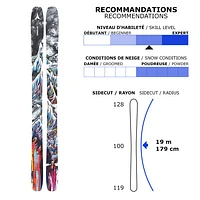 Bent 100 - Adult Powder and Alpine Touring Skis