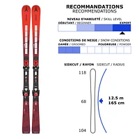 Redster S9 Revoshock S/X 12 GW - Skis alpins de piste pour adulte