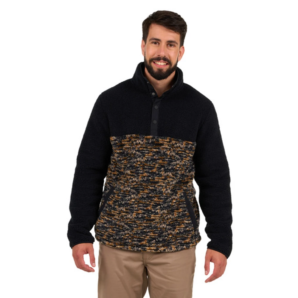 Woolly 2.0 - Chandail en molleton à fermeture au col pour homme