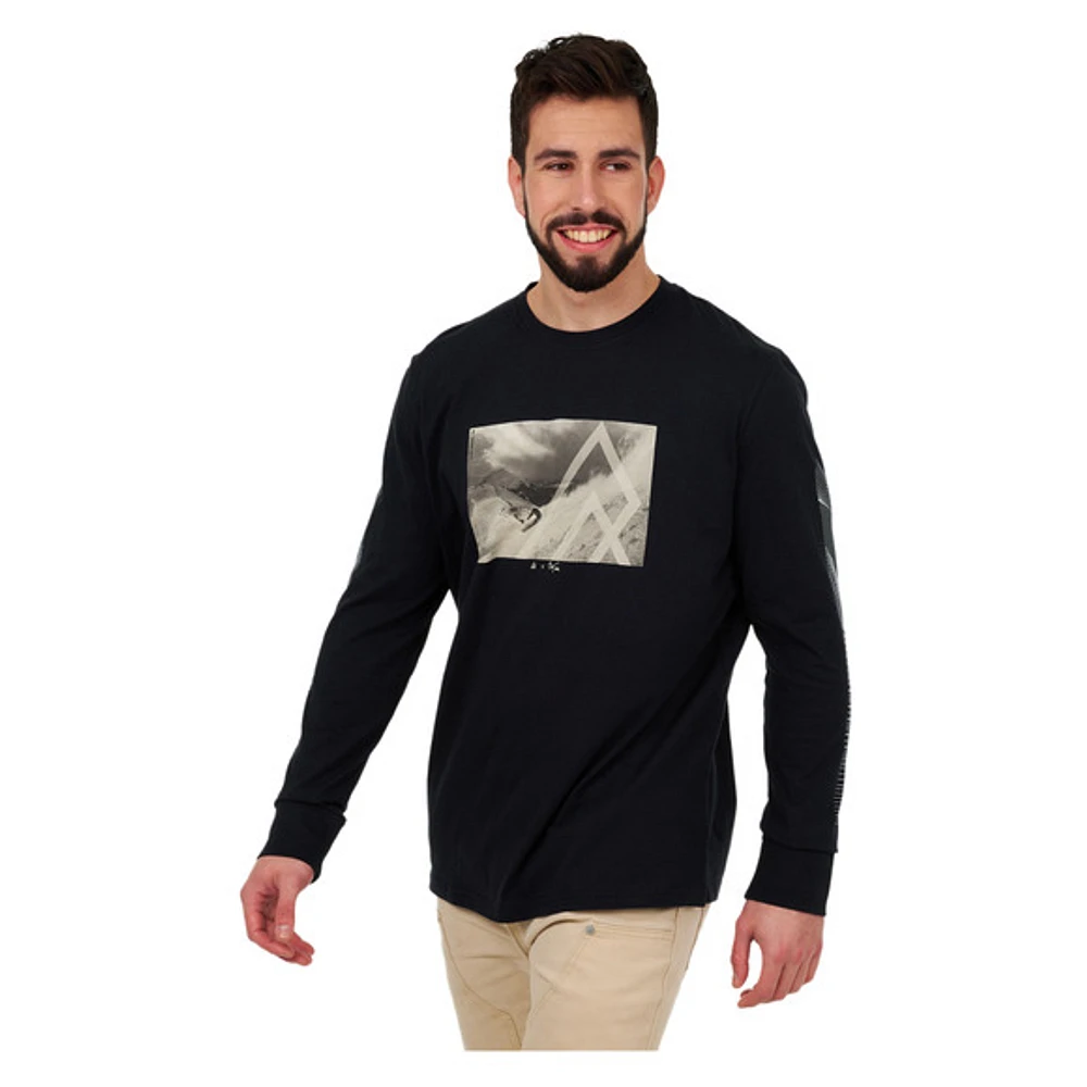 Baril Photo Print Ski - Men's Long-Sleeved Shirt