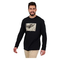 Baril Photo Print Ski - Men's Long-Sleeved Shirt