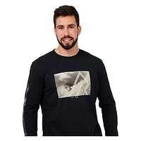 Baril Photo Print Ski - Men's Long-Sleeved Shirt