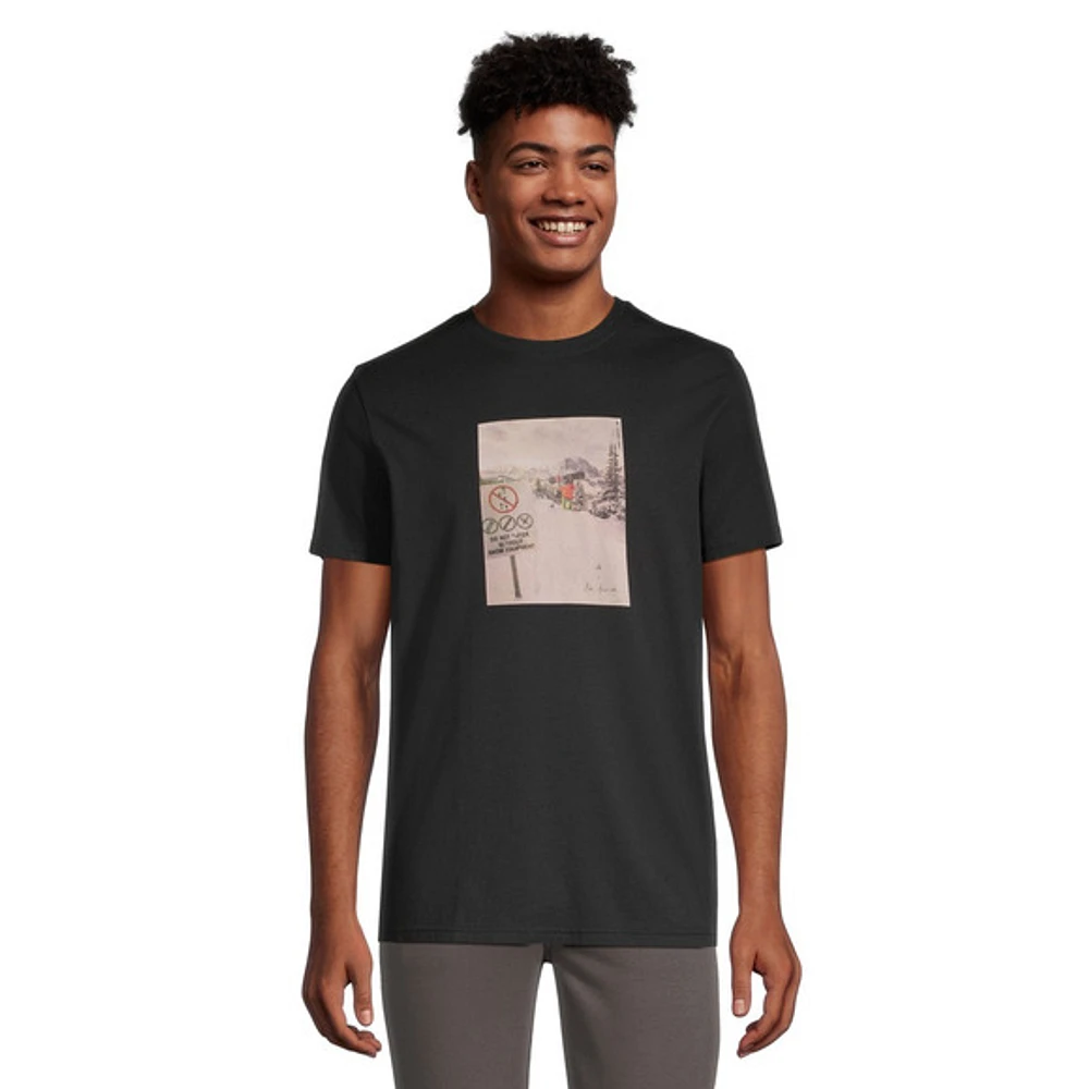 Giles Photo Graphic Snowboard - Men's T-Shirt