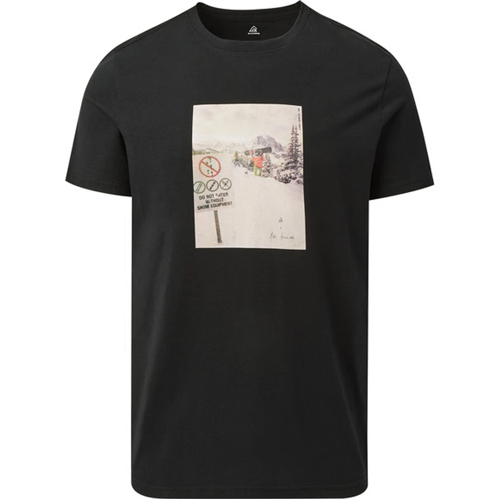 Giles Photo Graphic Snowboard - Men's T-Shirt