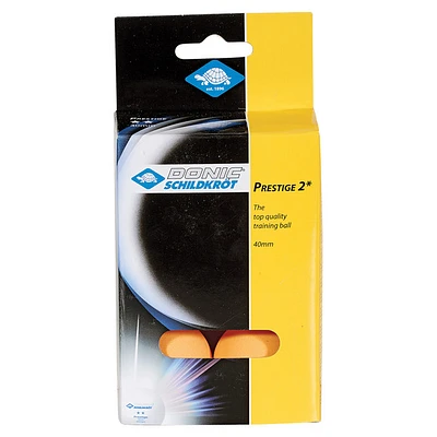 Prestige 2* (Pack of 6) - Table Tennis Balls