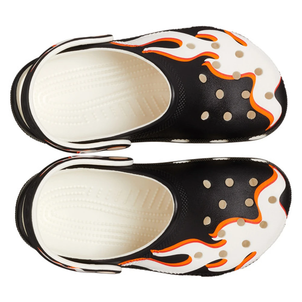 Classic Glow Flame - Junior Casual Clogs