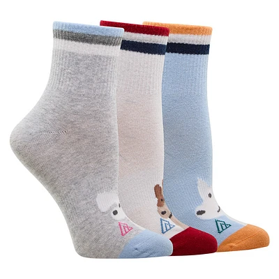 Animals (Pack of 3 Pairs) - Women's Socks