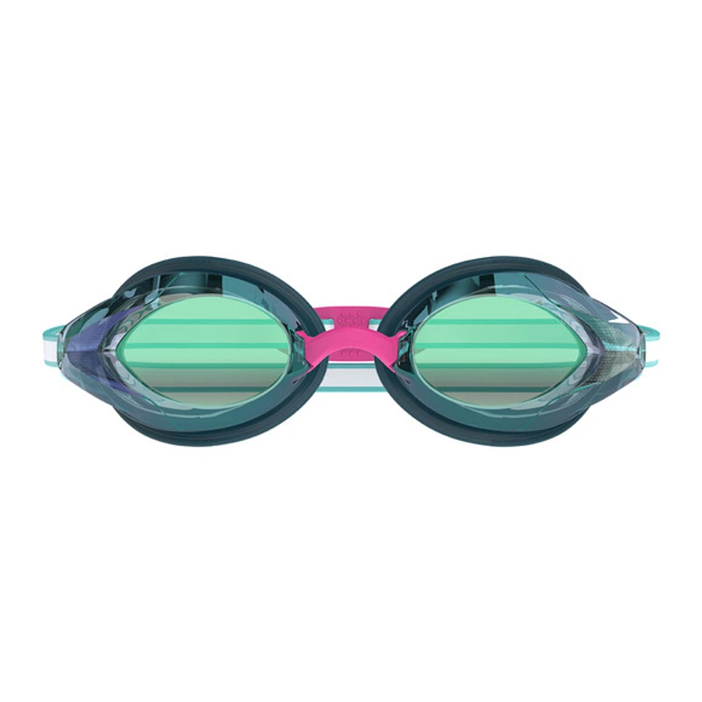 WOMENS VANQUISHER 3.0 MIRRORED GREEN - LUNETTES DE NATATION POUR FEMME