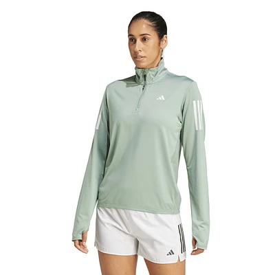 Own the Run - Women's Quarter-Zip Running Long-Sleeved Shirt