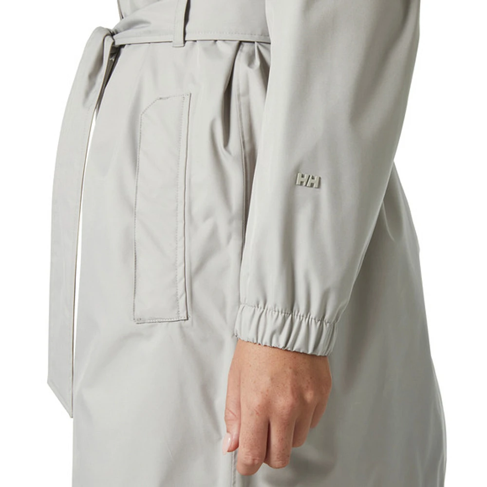 Classics Trench - Manteau de pluie à capuchon pour femme