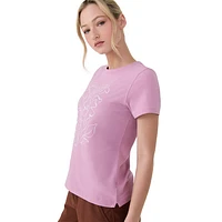 LAURIER T-SHIRT - M/C FEMME