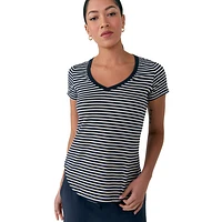 DYNAMIC V-NECK - T-SHIRT M/C FEMME