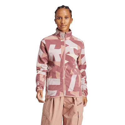 Terrex Multi Printed - Blouson en molleton pour femme