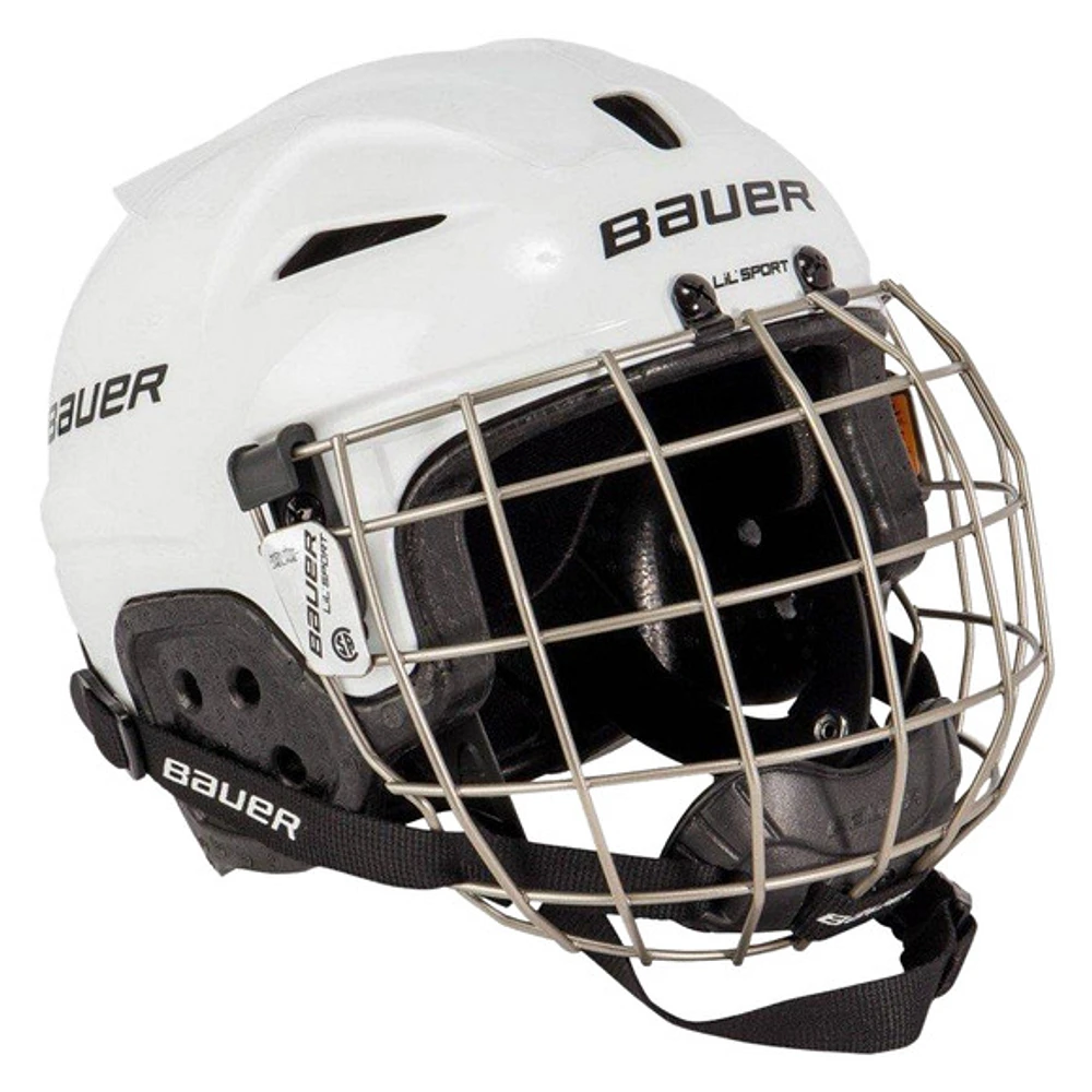 Lil' Sport Combo - Casque et grille de hockey pour junior