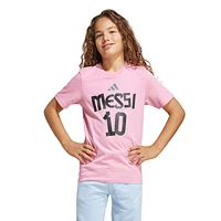 Messi Graphic (Nom et numéro) - T-shirt de soccer pour junior